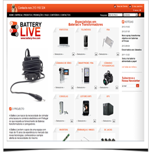 Loja Online Baterias